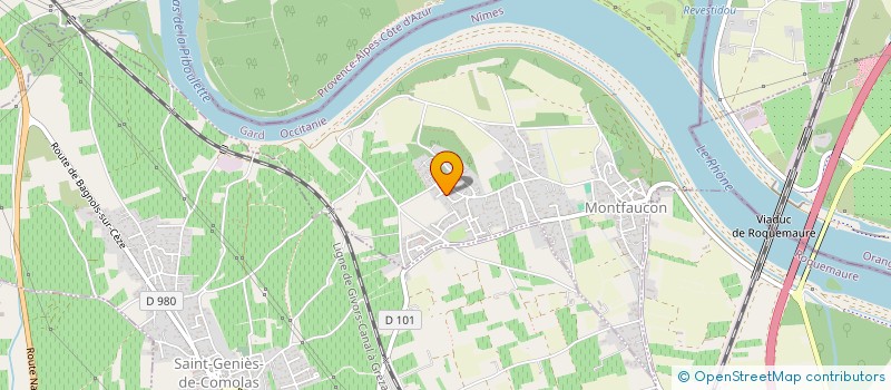 localisation de l'entreprise MONSIEUR ANTHONY VALLET  ROQUEMAURE