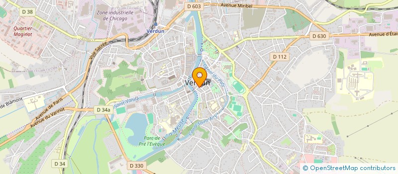 localisation de l'entreprise MONSIEUR ANTHONY VALROFF à VERDUN