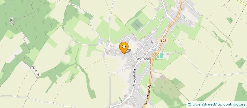 localisation de l'entreprise MONSIEUR ANTHONY VANTHOUROUT  BEAUVAL