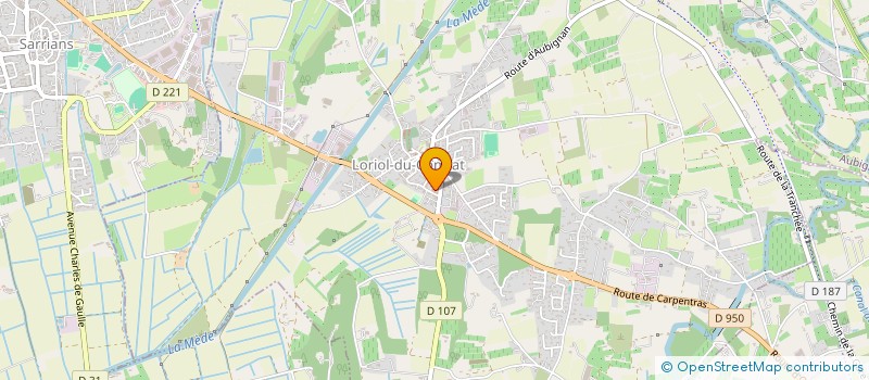 localisation de l'entreprise MONSIEUR ANTHONY VATINEL  LORIOL-DU-COMTAT