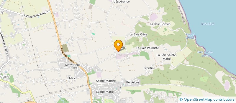 localisation de l'entreprise MONSIEUR ANTHONY VAZ à SAINT-FRANCOIS