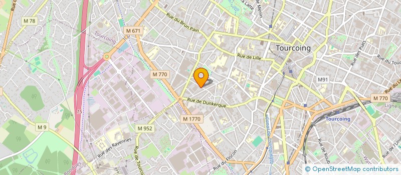 localisation de l'entreprise MONSIEUR ANTHONY VEIGA  TOURCOING