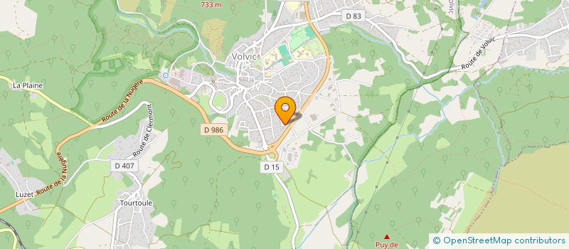 localisation de l'entreprise MONSIEUR ANTHONY VERGNE  VOLVIC