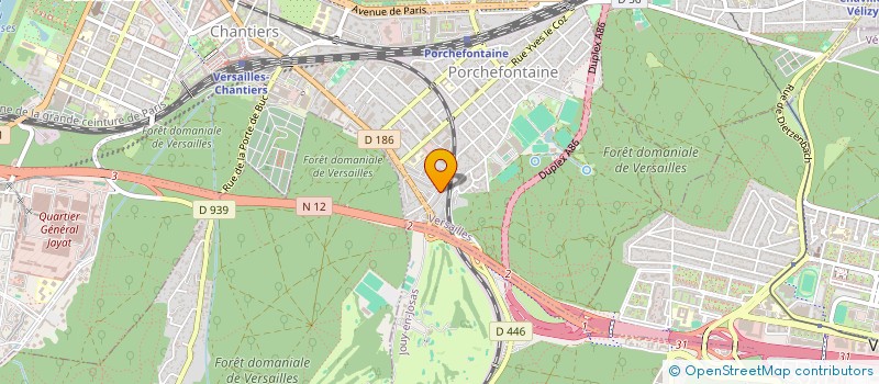 localisation de l'entreprise MONSIEUR ANTHONY VERNEREY à VERSAILLES