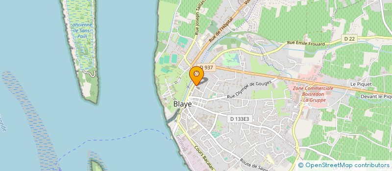 localisation de l'entreprise MONSIEUR ANTHONY VERNET à BLAYE