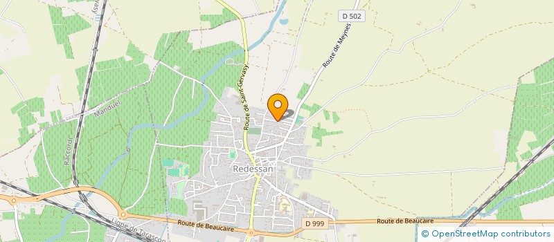 localisation de l'entreprise MONSIEUR ANTHONY VEYSSEYRE  REDESSAN