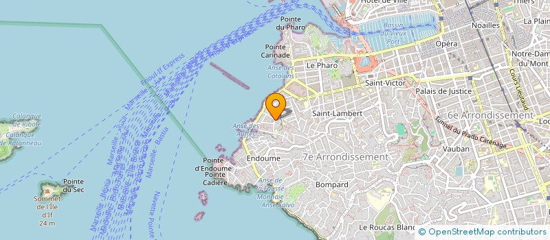 localisation de l'entreprise MONSIEUR ANTHONY VIALE  MARSEILLE