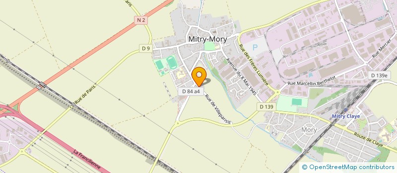 localisation de l'entreprise MONSIEUR ANTHONY VIDOT  MITRY-MORY