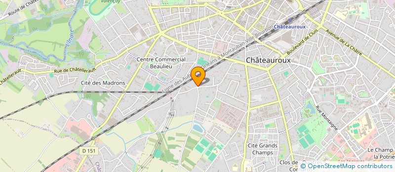 localisation de l'entreprise MONSIEUR ANTHONY VILADROSA à CHATEAUROUX