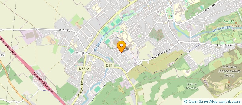 localisation de l'entreprise MONSIEUR ANTHONY VILET à ANGRES