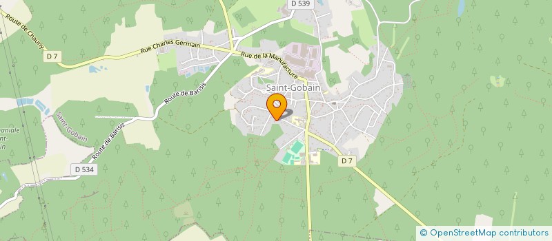 localisation de l'entreprise MONSIEUR ANTHONY VILETTE  SAINT-GOBAIN