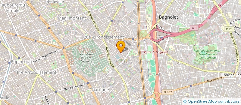 localisation de l'entreprise MONSIEUR ANTHONY VINCENT  PARIS