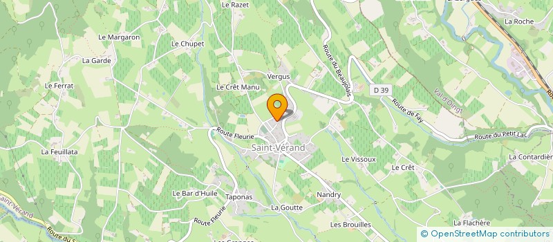 localisation de l'entreprise MONSIEUR ANTHONY VINCENT  SAINT-VERAND