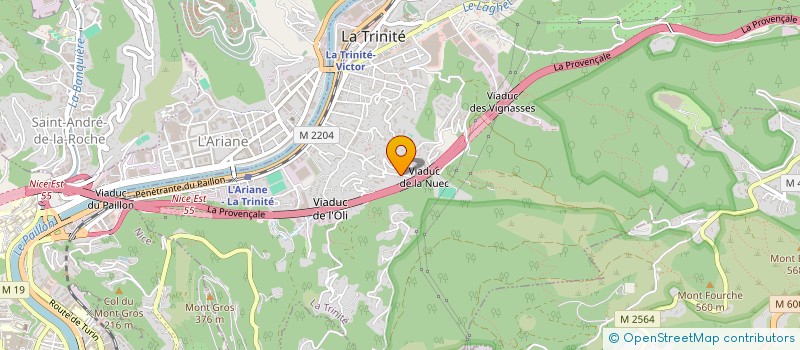 localisation de l'entreprise MONSIEUR ANTHONY VINCENT  LA TRINITE