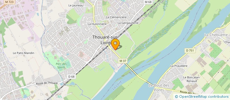 localisation de l'entreprise MONSIEUR ANTHONY VIOSQUES  THOUARE-SUR-LOIRE