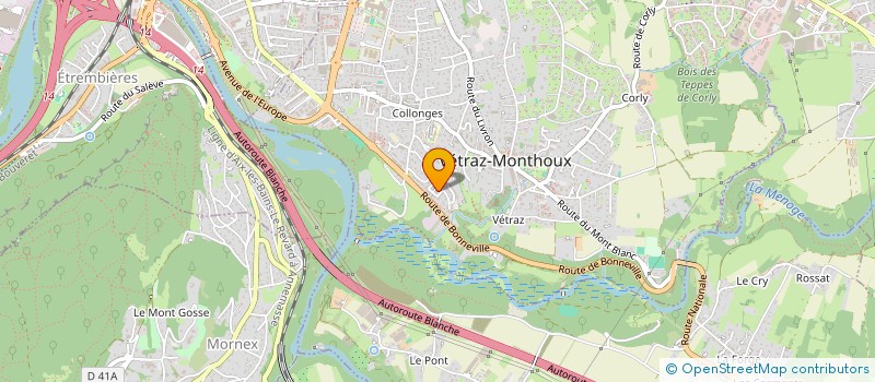 localisation de l'entreprise MONSIEUR ANTHONY VIQUERAT  VETRAZ-MONTHOUX