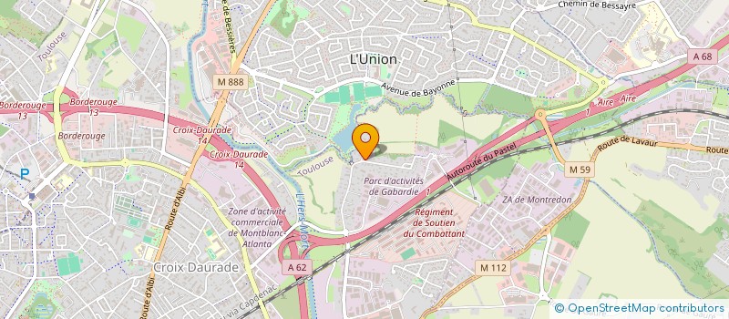 localisation de l'entreprise MONSIEUR ANTHONY VISENTIN à TOULOUSE
