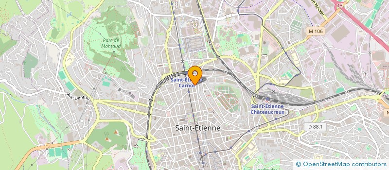 localisation de l'entreprise MONSIEUR ANTHONY VITULLO  SAINT-ETIENNE