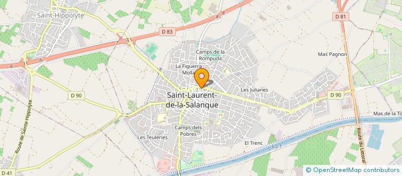 localisation de l'entreprise MONSIEUR ANTHONY VIVANCOS à SAINT-LAURENT-DE-LA-SALANQUE