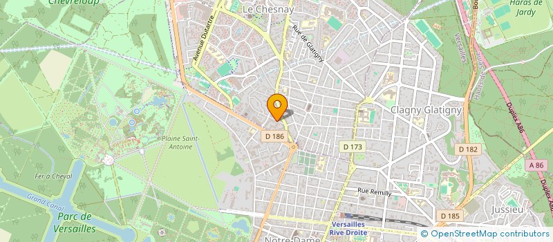 localisation de l'entreprise MONSIEUR ANTHONY VIVIES  LE CHESNAY-ROCQUENCOURT