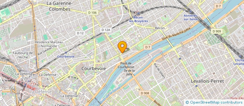 localisation de l'entreprise MONSIEUR ANTHONY VOISIN à COURBEVOIE