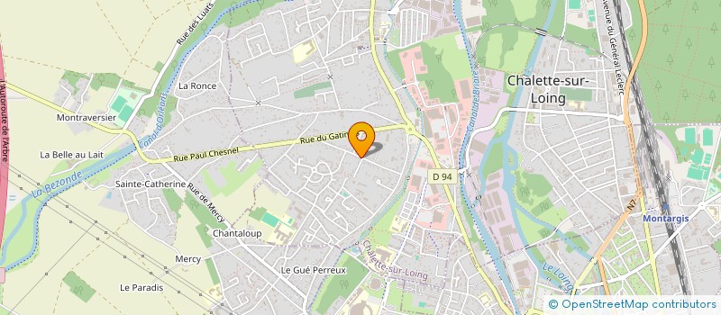 localisation de l'entreprise MONSIEUR ANTHONY VOLPE à CHALETTE-SUR-LOING