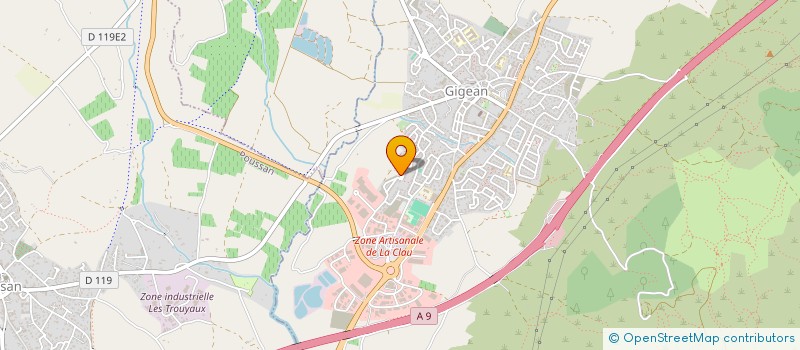 localisation de l'entreprise MONSIEUR ANTHONY VUILLAUME  GIGEAN