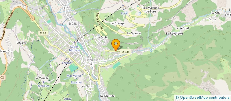 localisation de l'entreprise MONSIEUR ANTHONY WALKER  MORZINE