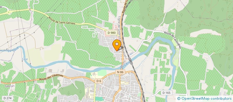 localisation de l'entreprise MONSIEUR ANTHONY WARET  BAGNOLS-SUR-CEZE