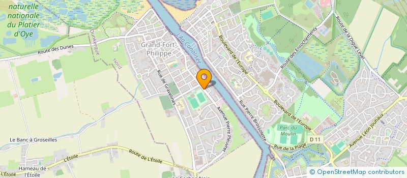 localisation de l'entreprise MONSIEUR ANTHONY WILLEMAN  GRAND-FORT-PHILIPPE