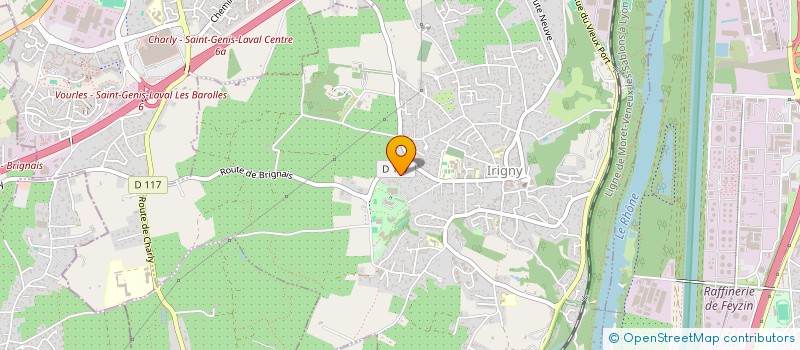 localisation de l'entreprise MONSIEUR ANTHONY WINTERSTEIN  IRIGNY