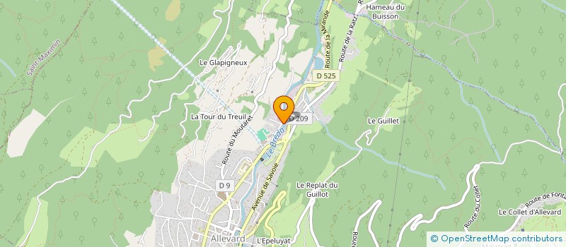 localisation de l'entreprise MONSIEUR ANTHONY WLADYCZANSKI  ALLEVARD