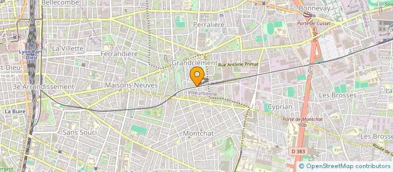 localisation de l'entreprise MONSIEUR ANTHONY XAVIER à VILLEURBANNE