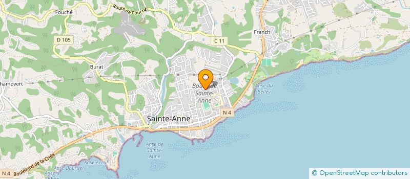 localisation de l'entreprise MONSIEUR ANTHONY YEYE  SAINTE-ANNE