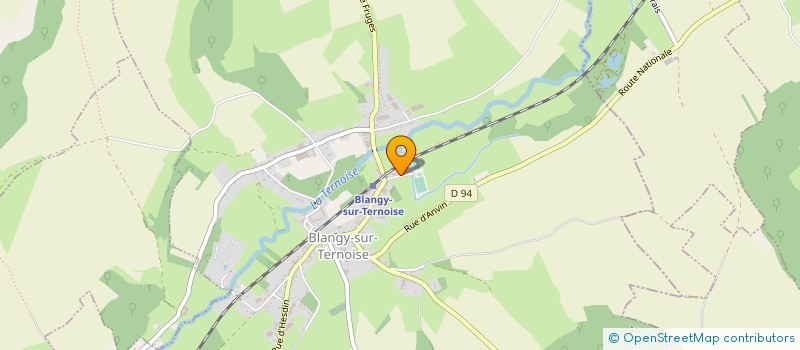 localisation de l'entreprise MONSIEUR ANTHONY YGOUT  BLANGY-SUR-TERNOISE