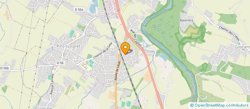 localisation de l'entreprise MONSIEUR ANTHONY YON  PINS-JUSTARET