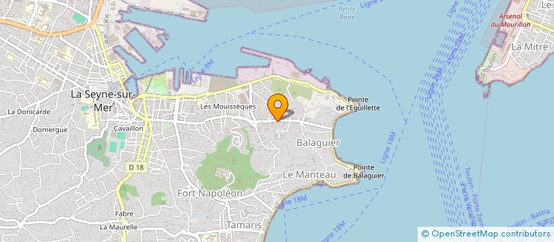 localisation de l'entreprise MONSIEUR ANTHONY ZAITER  LA SEYNE-SUR-MER