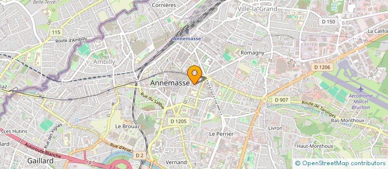 localisation de l'entreprise MONSIEUR ANTHONY ZAVETTIERI  ANNEMASSE