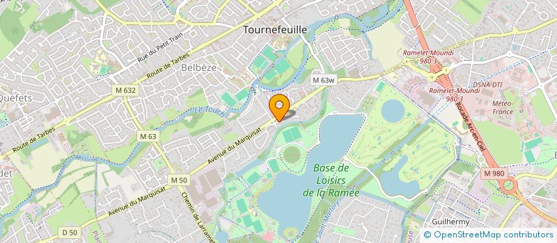 localisation de l'entreprise MONSIEUR ANTHONY ZHURI  TOURNEFEUILLE