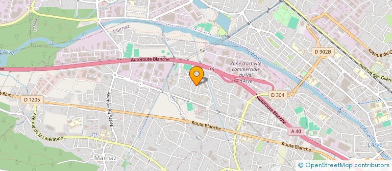 localisation de l'entreprise MONSIEUR ANTHONY ZIMMERMANN  SCIONZIER