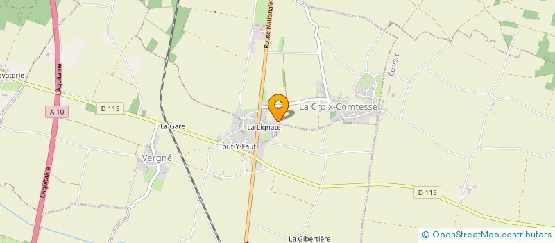 localisation de l'entreprise MONSIEUR ANTHONY ZITOUNI  LA CROIX-COMTESSE