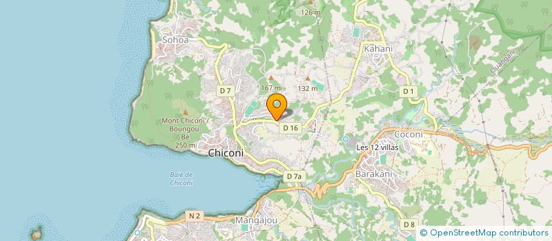localisation de l'entreprise MONSIEUR ANTHOUMANE BOINA à CHICONI