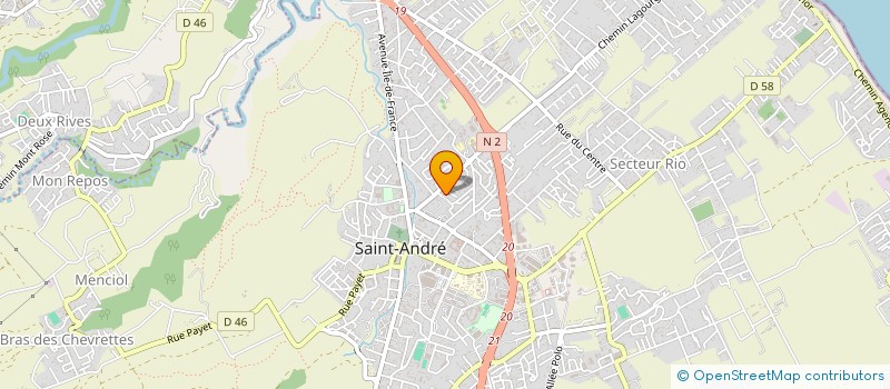 localisation de l'entreprise MONSIEUR ANTHOUMANI MADI à SAINT-ANDRE