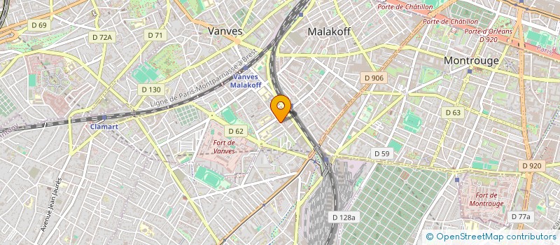 localisation de l'entreprise MONSIEUR ANTIMO CARLEA  MALAKOFF