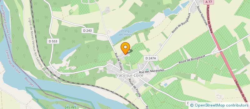 localisation de l'entreprise MONSIEUR ANTIO SERAFINI à TRACY-SUR-LOIRE