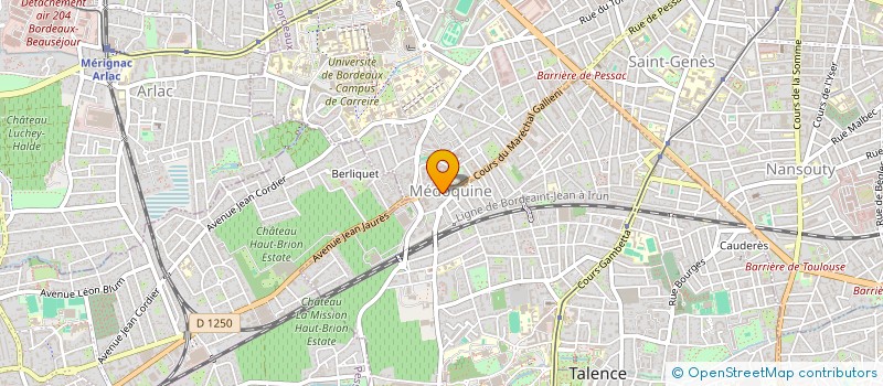 localisation de l'entreprise MONSIEUR ANTOINE AAMARCHA  TALENCE