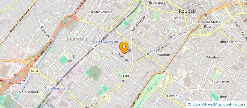 localisation de l'entreprise MONSIEUR ANTOINE ACHILLE  CROIX