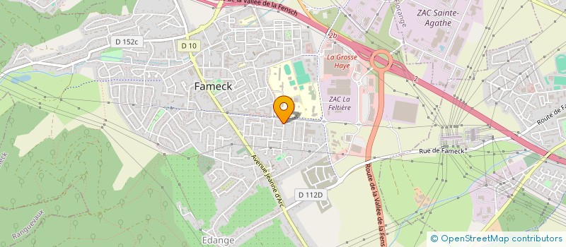 localisation de l'entreprise MONSIEUR ANTOINE ADDA  FAMECK