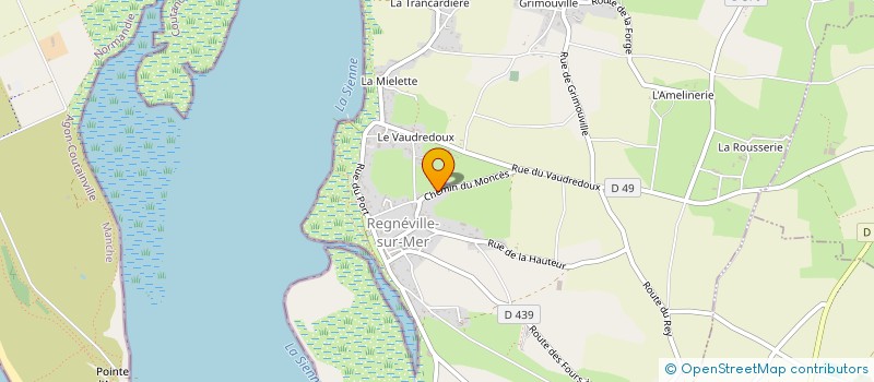 localisation de l'entreprise MONSIEUR ANTOINE ADELINE  REGNEVILLE-SUR-MER