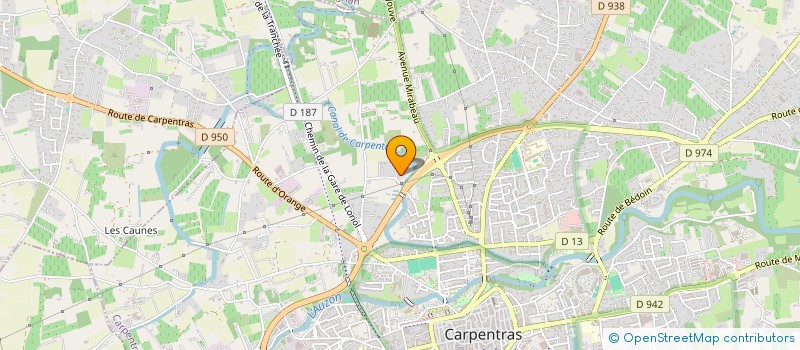 localisation de l'entreprise MONSIEUR ANTOINE AGIUS à CARPENTRAS